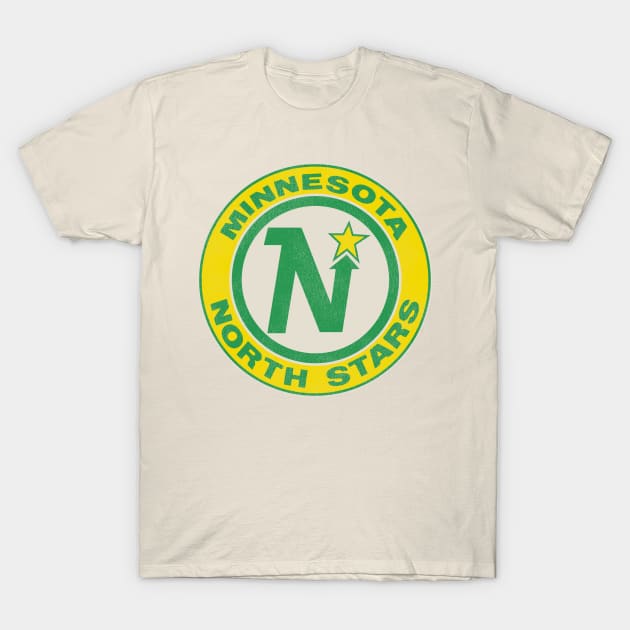 Defunct Minnesota North Stars Hockey Team T-Shirt by Defunctland